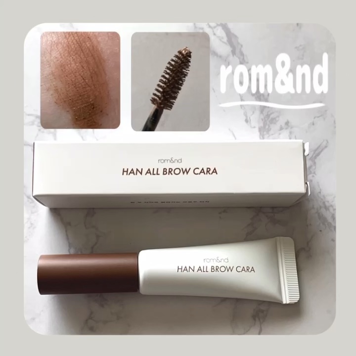 ハンオールブロウカラ/rom&nd/眉マスカラの動画クチコミ5つ目