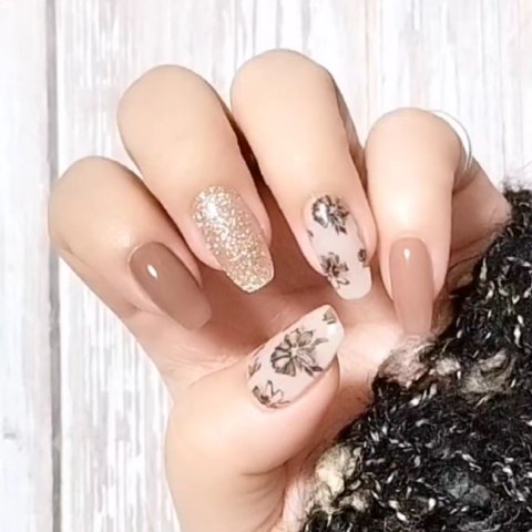 EDGEU ジェルネイルシール/EDGEU/ネイルシールの動画クチコミ1つ目