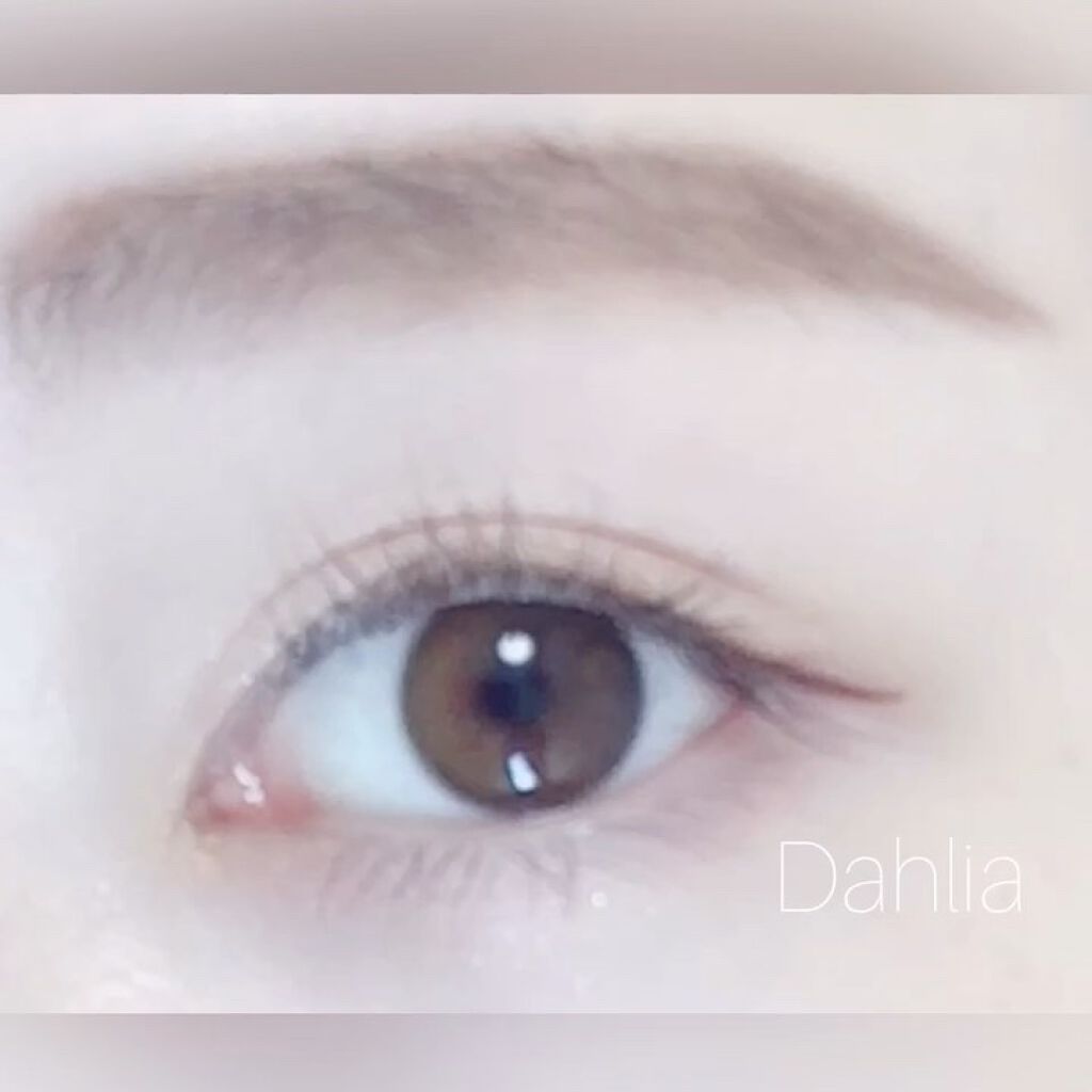 ダリアブラウンマンスリー (DAHLIA BROWN monthly)/OLOLA/１ヶ月（１MONTH）カラコンを使ったクチコミ（3枚目）