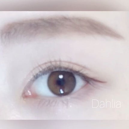 ダリアブラウンマンスリー (DAHLIA BROWN monthly)/OLOLA/1ヶ月(1MONTH)カラコンを使ったクチコミ(3枚目)