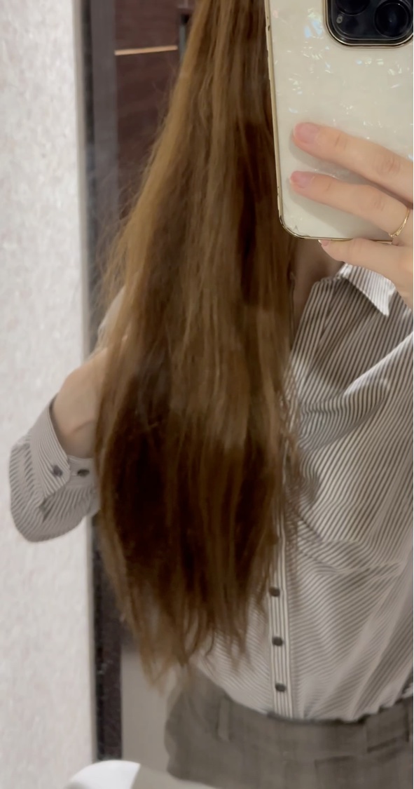 海藻 スムース ヘア ミルク/ラサーナ/ヘアミルクを使ったクチコミ（2枚目）