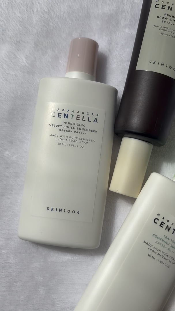 ティーツリカ スージング サンミルク/SKIN1004/日焼け止めミルクの動画クチコミ3つ目