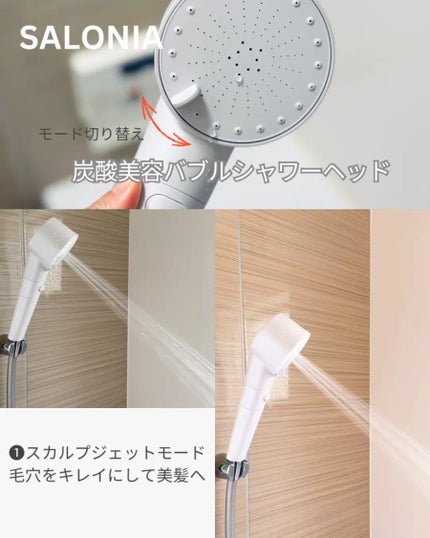 57□サロニア シャワーヘッド&クリアケアカートリッジ RI0822-1 SALONIA FINE BUBBLE CLEAR シャワーヘッド 57□サロニア