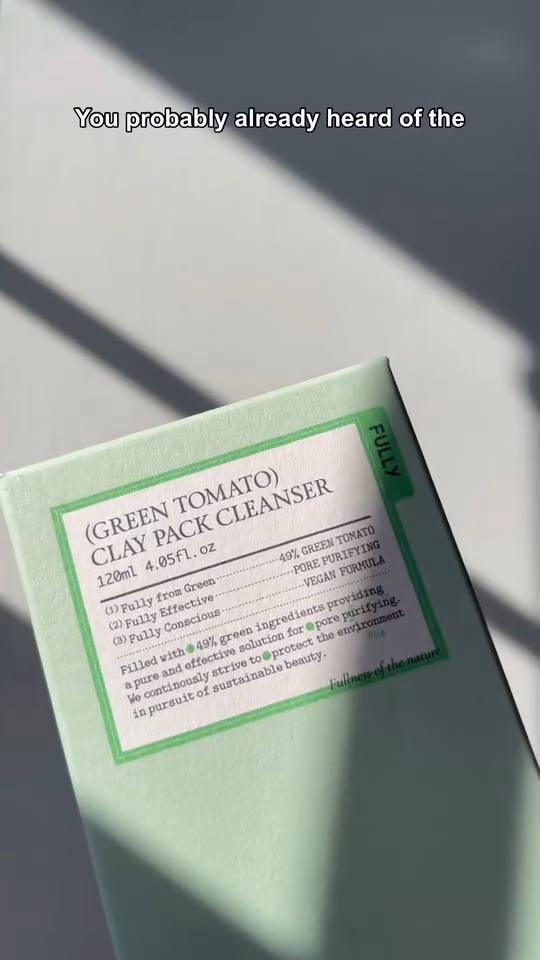 グリーントマトクレイマスククレンザー/FULLY/洗い流すパック・マスクを使ったクチコミ（1枚目）