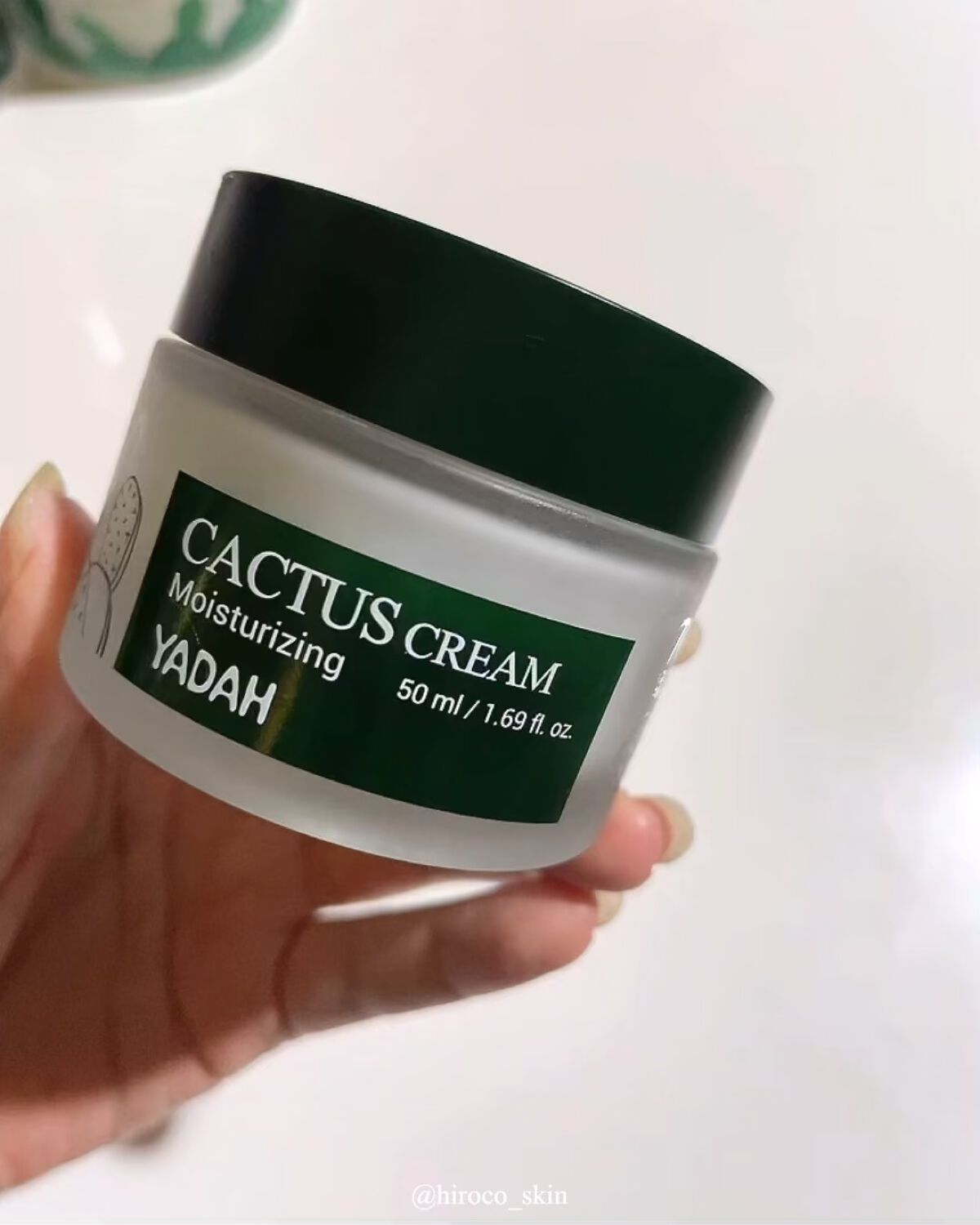 カクタス保湿クリーム/YADAH/フェイスクリームを使ったクチコミ（1枚目）