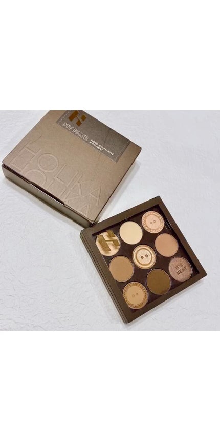 マイフェイブムードアイパレット 9カラー/HOLIKA HOLIKA/アイシャドウパレットの人気ショート動画