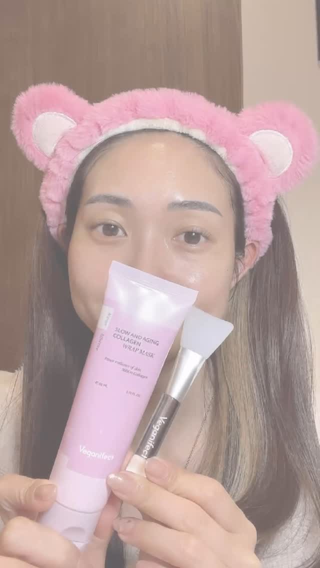 塗るマスクパック低分子コラーゲンマスク /Veganifect/洗い流すパック・マスクの人気ショート動画