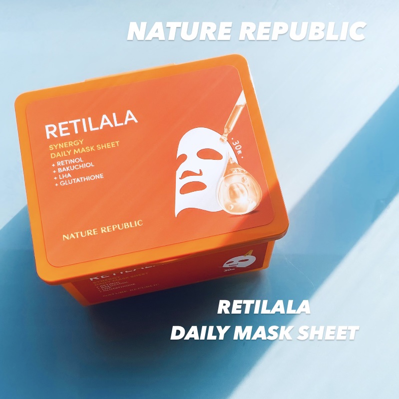 レチララ デイリーシートマスク/ネイチャーリパブリック/シートマスク・パックの動画クチコミ2つ目