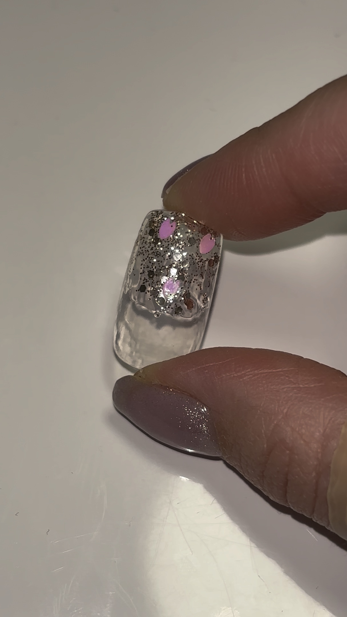 グリッター６個セット/DAISO/ネイルチップ・パーツの人気ショート動画