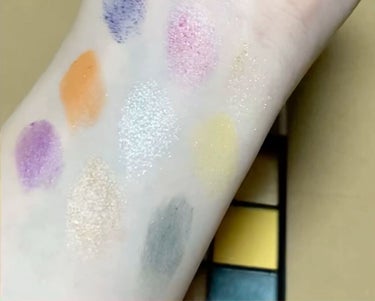 UR GLAM　BLOOMING EYE COLOR PALETTE 03/U R GLAM/パウダーアイシャドウを使ったクチコミ（3枚目）