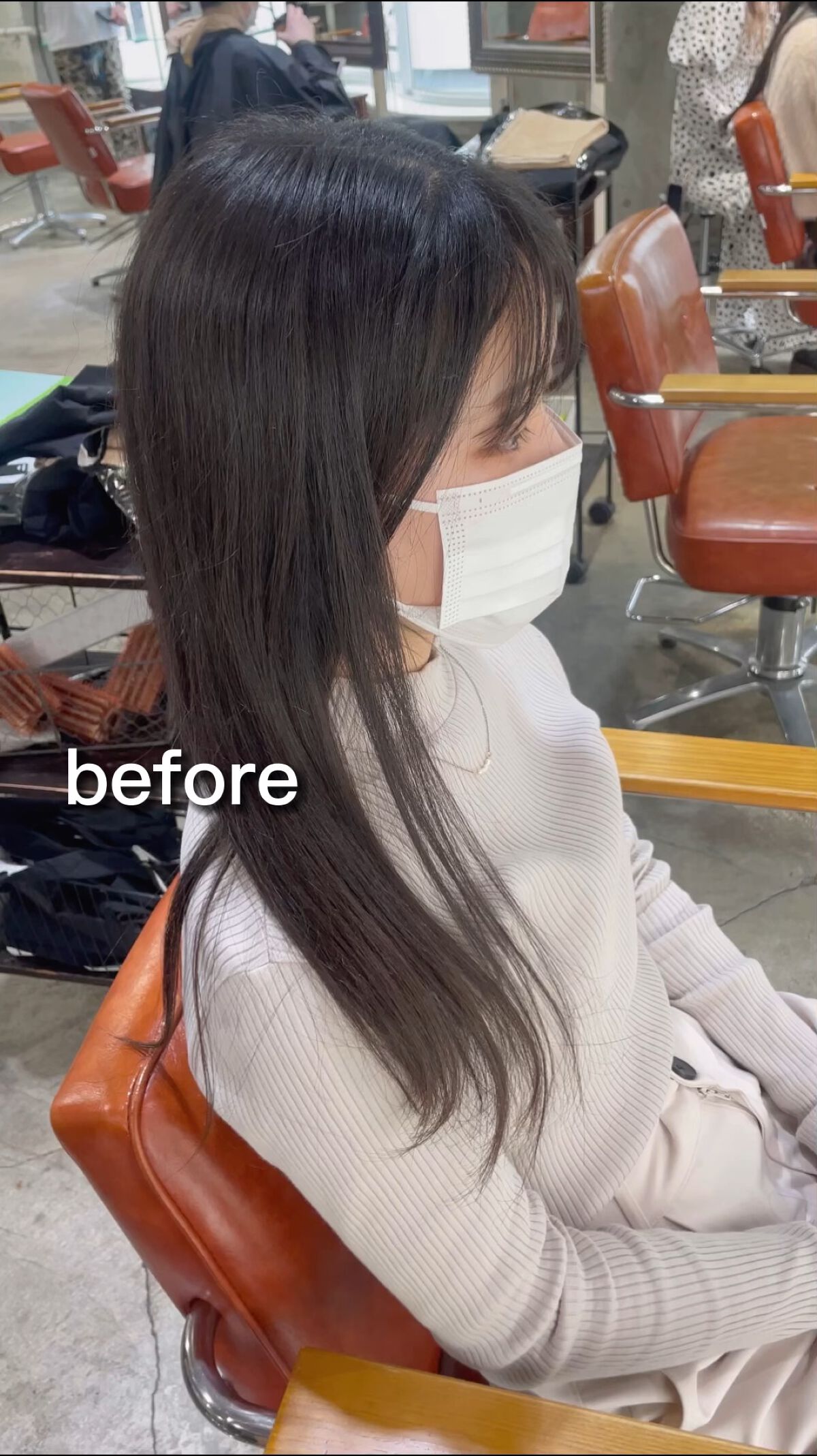 ⁡『初カラー』♡♡

卒業シーズン、カラーができるようになった人も増えるはず♡

このカラーはブリーチしてません!！
ダメージレスなケアカラー『イルミナカラー』でできるだけ明るいブラウンにしました💓

オージュアトリートメントの組み合わせ