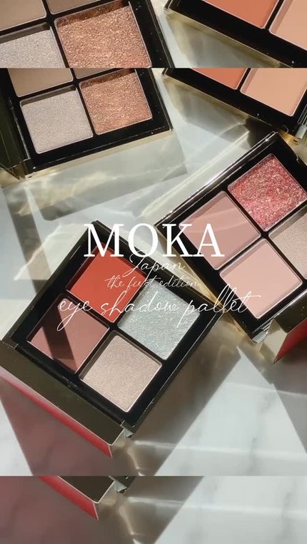4色アイシャドウパレット/MOKA Japan cosmetics/アイシャドウパレットの人気ショート動画