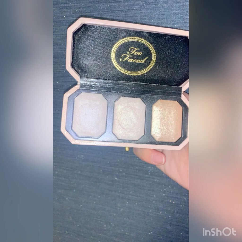 ～ダイヤモンドライト シリーズ～ マルチユース ハイライター トリオ/Too Faced/パウダーハイライトを使ったクチコミ（1枚目）