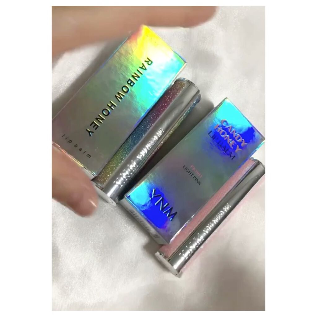 YNM  レインボーハニーリップバーム/YNM/リップバームを使ったクチコミ（3枚目）