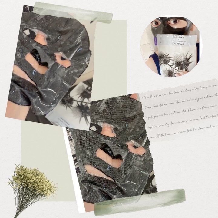 ミルクシスルブライトニングスパブラックマスク/RAWQUEST/シートマスク・パックを使ったクチコミ（3枚目）