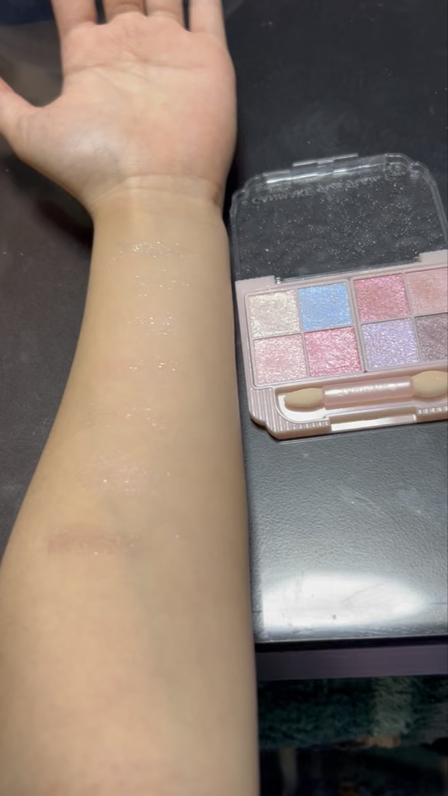 プティパレットアイズ（スパークリングタイプ）/キャンメイク/アイシャドウを使ったクチコミ（3枚目）