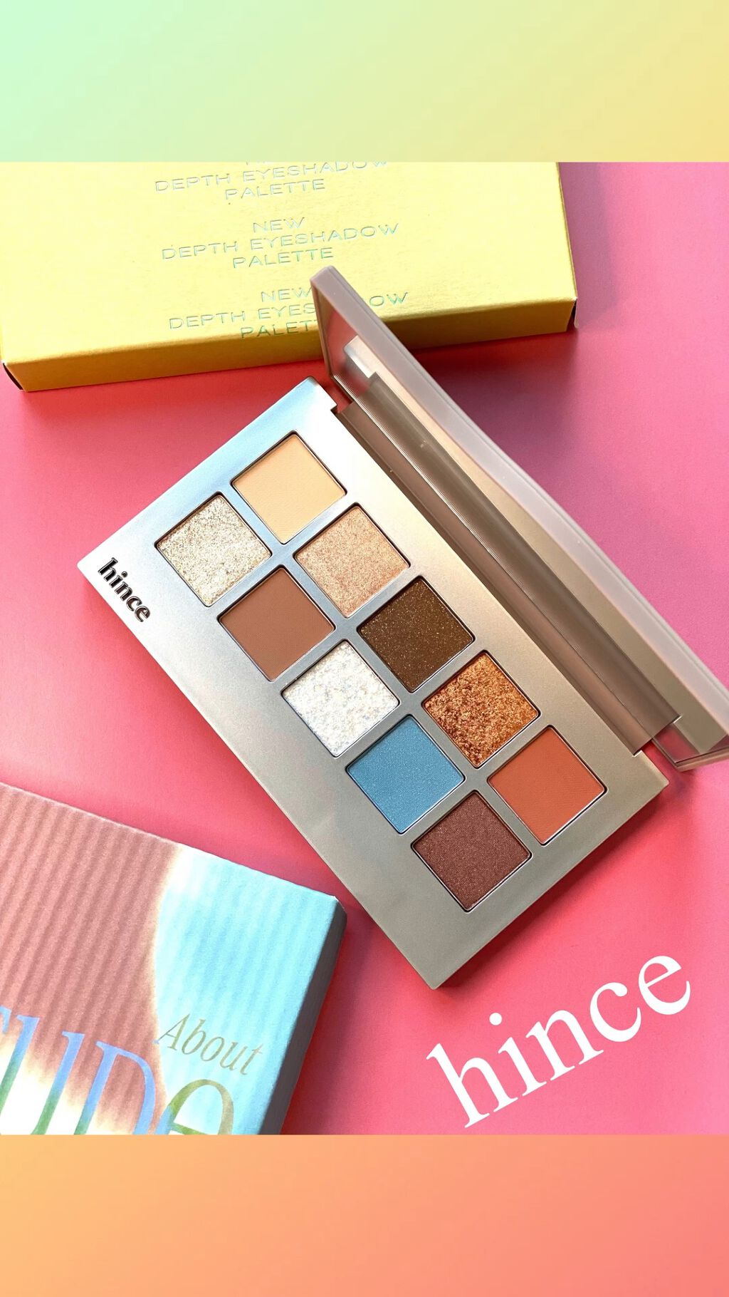 ニューデップスアイシャドウパレット/hince/アイシャドウパレットを使ったクチコミ（1枚目）
