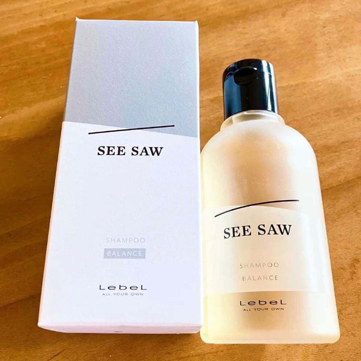 SEE SAW バランスシャンプー＆トリートメント 試してみた】LebeL SEE/SAW ヘア＆スキャルプシャンプー/ヘア