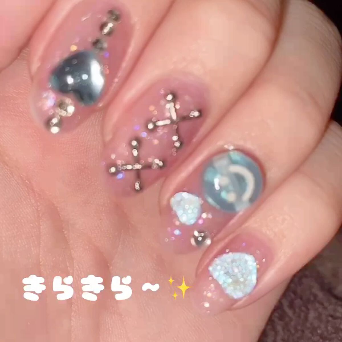 ジェルネイル（ライト対応）/セリア/ジェルネイルを使ったクチコミ（2枚目）