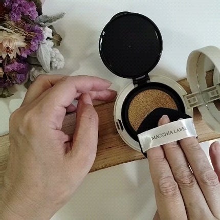 マットエステヴェール クッション/Macchia Label/クッションファンデーションを使ったクチコミ(4枚目)