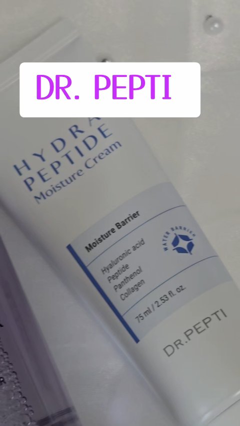 ハイドラペプチドモイスチャークリーム/DR.PEPTI/フェイスクリームの動画クチコミ3つ目