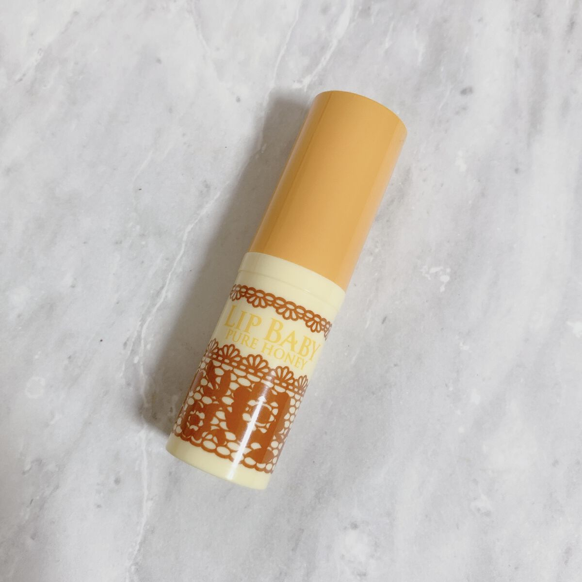 リップベビーナチュラル ピュアハニーの香り/メンソレータム/リップクリームを使ったクチコミ（1枚目）