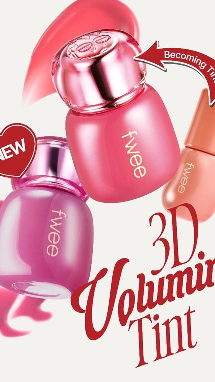 フィー 3Dボリューミングティント/fwee/リップティントの人気ショート動画