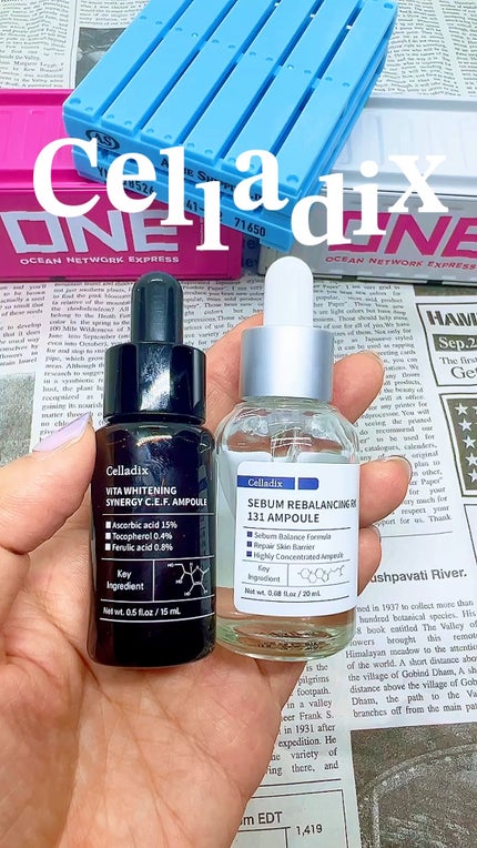 ビタホワイトニングシナジーC.E.F.アンプル/Celladix/美容液の人気ショート動画