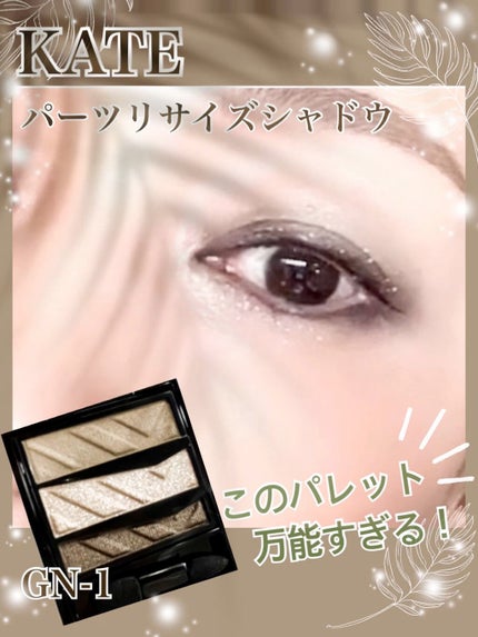 パーツリサイズシャドウ/KATE/アイシャドウパレットの人気ショート動画