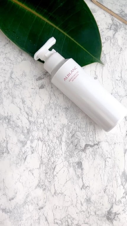 マイクロムース リフレッシャー/ALBLANC/泡洗顔を使ったクチコミ(3枚目)