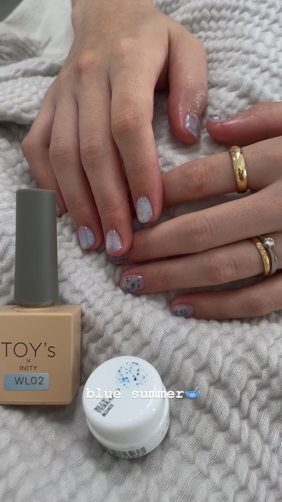 #ジェルネイル,#マグネットネイル,#青ネイル,#オフィスネイル,#個性派ネイルのネイルデザイン