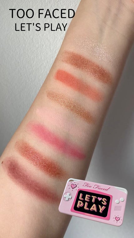 レッツ プレイ ミニ アイシャドウ パレット/Too Faced/アイシャドウパレットの人気ショート動画