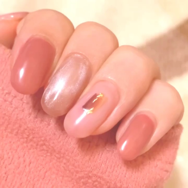 ジェルネイル（ライト対応）/セリア/ジェルネイルを使ったクチコミ（2枚目）