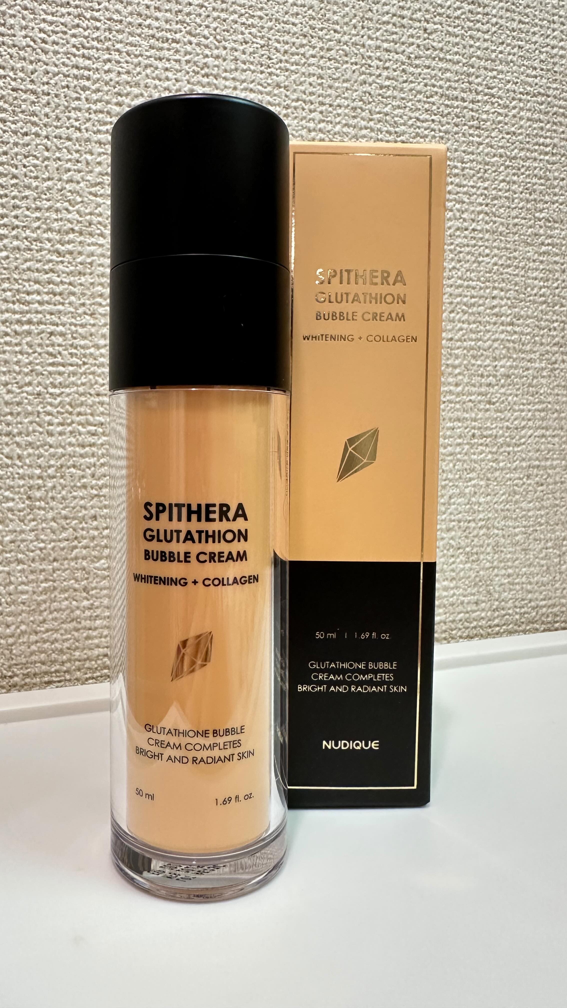 スピテラグルタチオンバブルクリーム/NUDIQUE/フェイスクリームの動画クチコミ1つ目