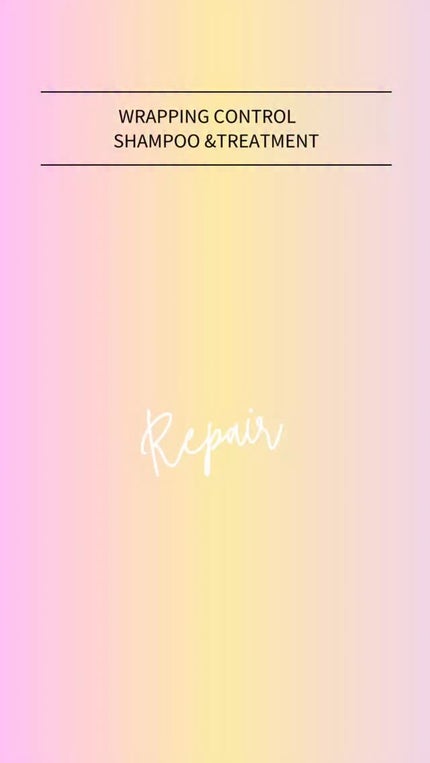 ラッピングコントロールシャンプー/トリートメント/Qurap/市販シャンプーの人気ショート動画