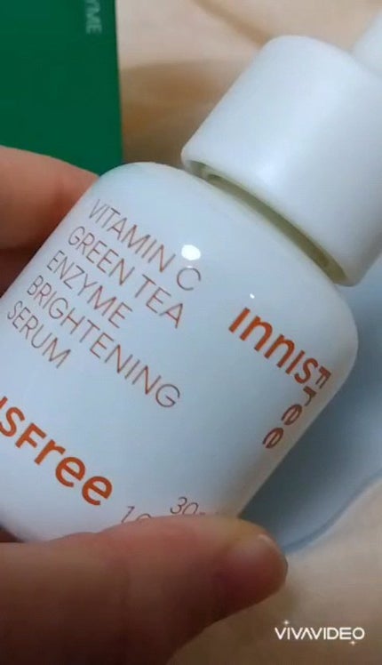 ビタC グリーンティーエンザイム ブライト セラム/innisfree/美容液の人気ショート動画