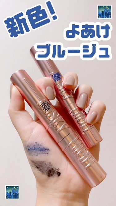 🌃 MAYBELLINE NEW YORK
🌃 スカイハイ
🌃 No.01 ブラック
       No.06 よあけブルージュ
🌃 各1639円

新色のよあけブルージュが出ます◎

このシリーズはブ