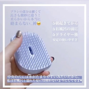 コンパクトスタイラー アクアマーメイド/TANGLE TEEZER/ヘアブラシを使ったクチコミ（2枚目）