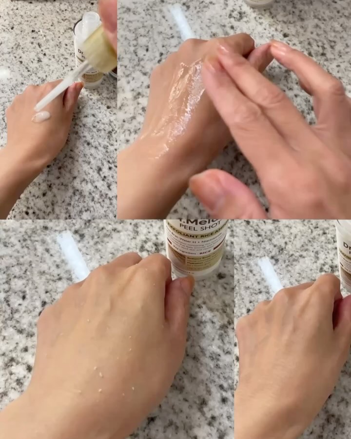 白米ピールショットゴマージュアンプル/Dr.Melaxin/美容液を使ったクチコミ（2枚目）