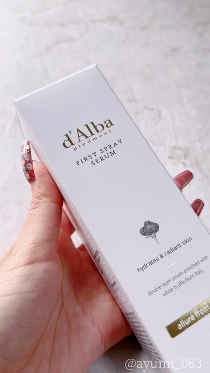 ダルバ ホワイトトリュフファーストスプレーセラム/ダルバ/ミスト状化粧水の人気ショート動画