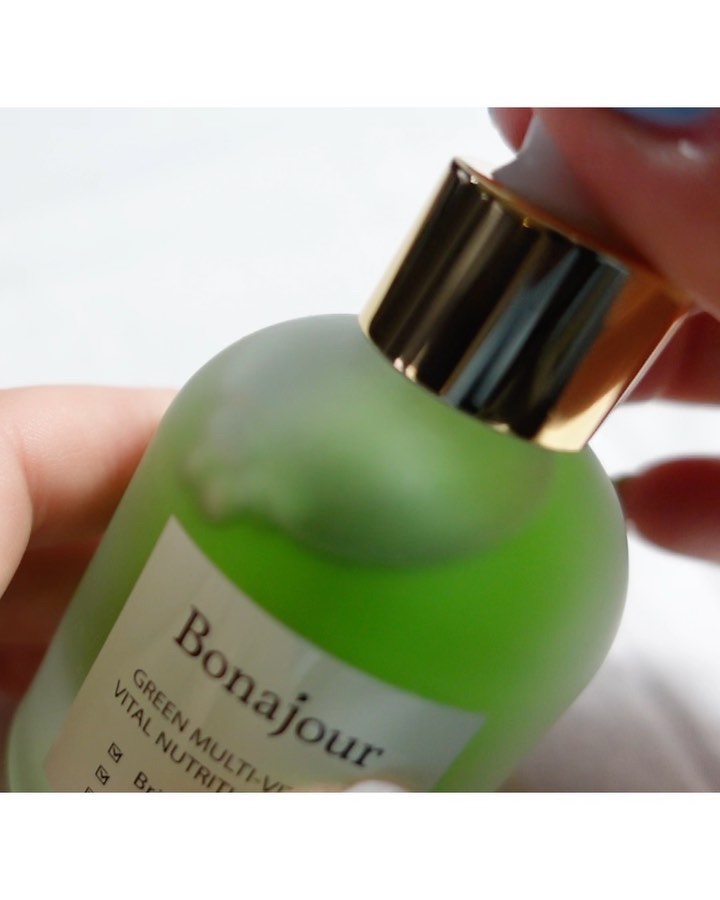 グリーンビタミンセラム/Bonajour/美容液を使ったクチコミ（3枚目）
