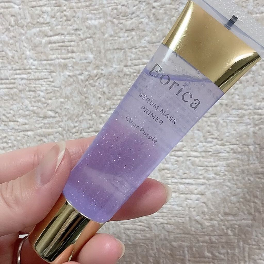 美容液マスクプライマー＜クリアパープル＞/Borica/化粧下地を使ったクチコミ（2枚目）