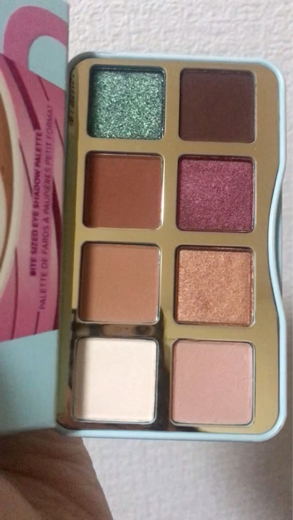 クリスマスコーヒー ミニ アイシャドウ パレット/Too Faced/アイシャドウパレットを使ったクチコミ（3枚目）