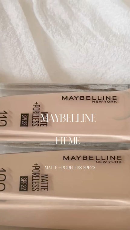 フィットミー リキッドファンデーション R/MAYBELLINE NEW YORK/リキッドファンデーションの人気ショート動画