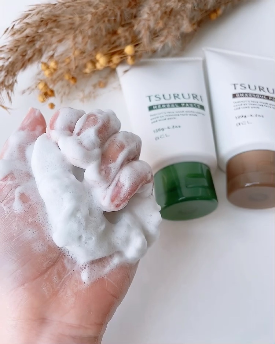 洗顔ペースト ガスール/ツルリ/洗顔フォームの動画クチコミ4つ目