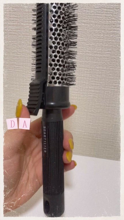 クリップ熱伝導ヘアブラシ/DAISO/ヘアブラシを使ったクチコミ(3枚目)