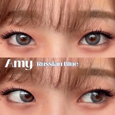 透明感♡ブルーカラコン紹介！
AmyのRussian blueがめちゃくちゃ可愛い💕
茶目の私がつけると少しグレーにも見える！
発色いいのに肌馴染みが良くて好き🤍
みんなのカラコンで買えるよ！
気になっ