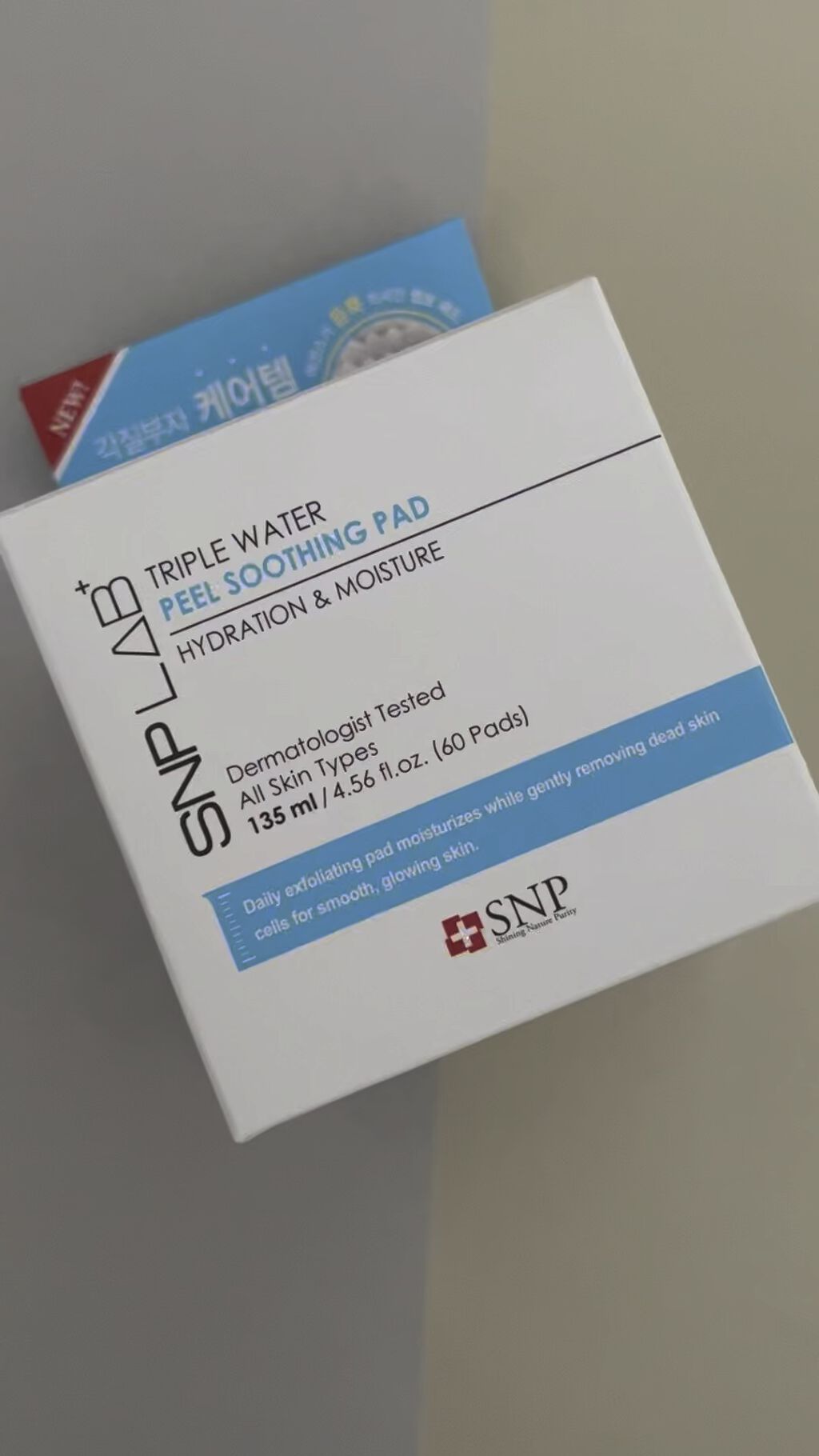 TRIPLE WATER PEEL SOOTHING PAD/SNP/ピーリングを使ったクチコミ（1枚目）