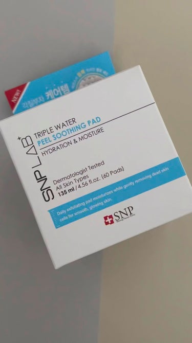 TRIPLE WATER PEEL SOOTHING PAD/SNP/ピーリングの人気ショート動画