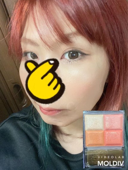 ミックスカラーチーク/CEZANNE/パウダーチークを使ったクチコミ(1枚目)